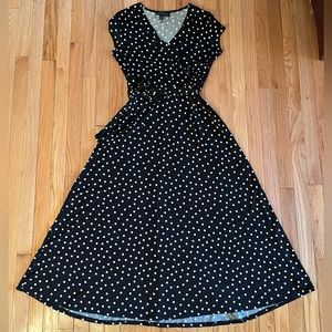 Karin Stevens Maxi Spotted Dress